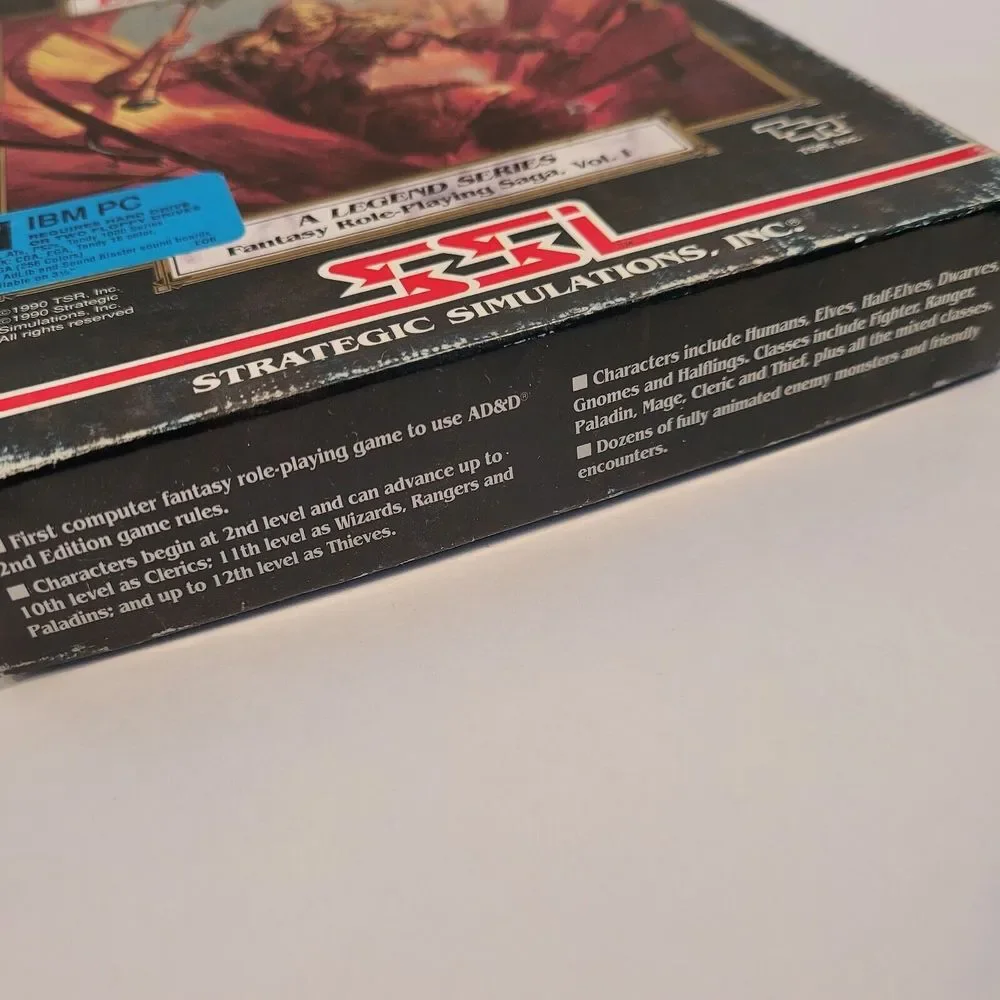 Advanced Dungeons & Dragons Eye Of The Beholder 1990 5 1/4